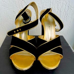 Barbara Bui Black Suede Heels